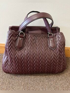Simply Vera Vera Wang • Wine Colored Purse Handbag